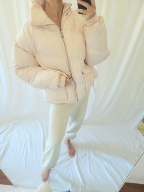 ASOS Light Pink Puffer Jacket